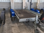 Rental trailer door-gear Hubiere 3,5 tons €40